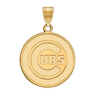 LogoArt 10k Gold Chicago Cubs Large Pendant