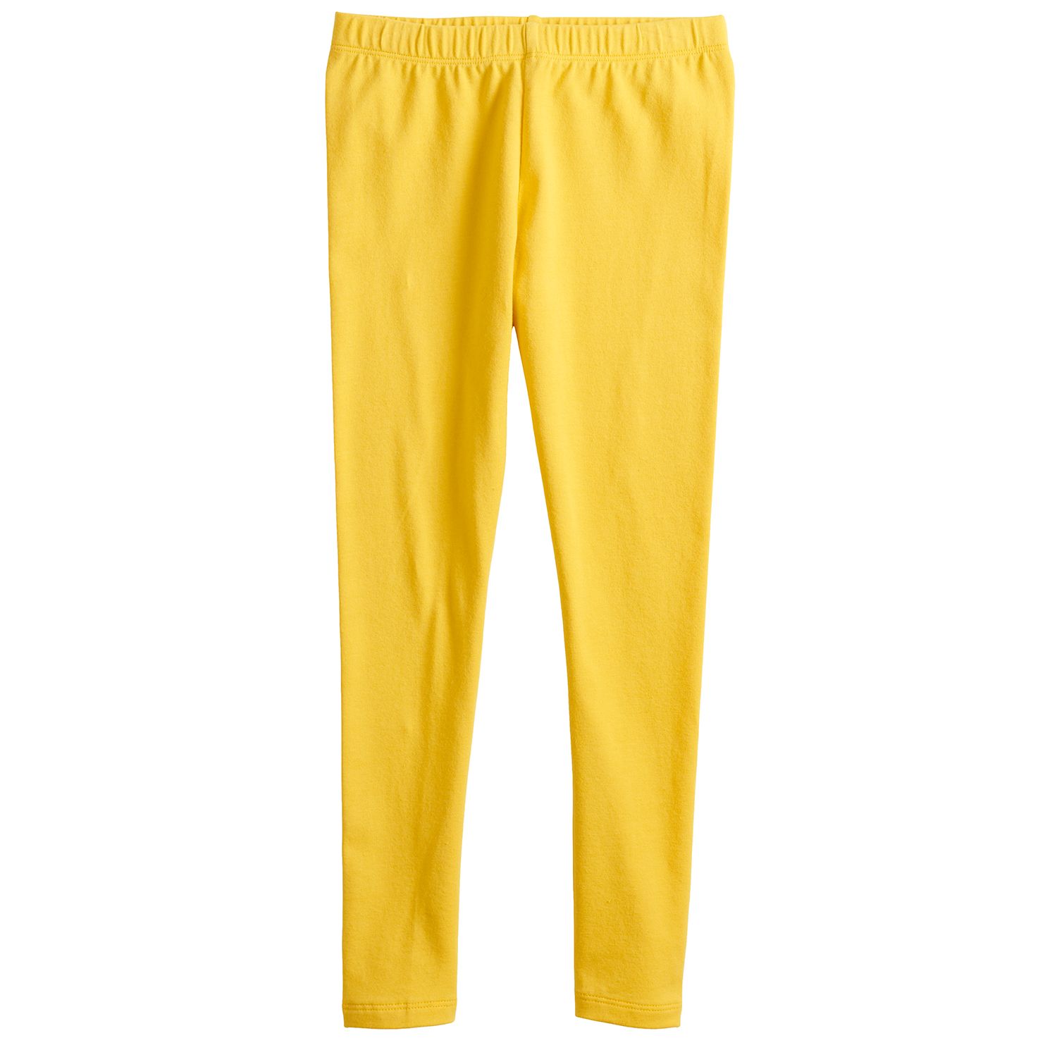 girls yellow leggings
