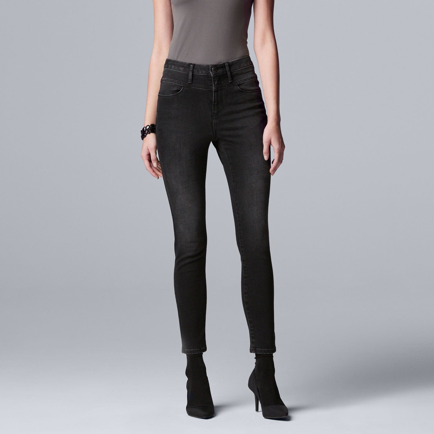 kohls vera wang skinny jeans