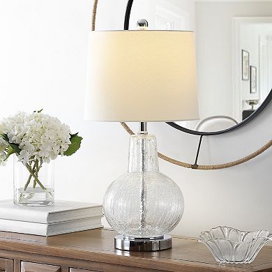 Safavieh Atlas Glass Base Table Lamp
