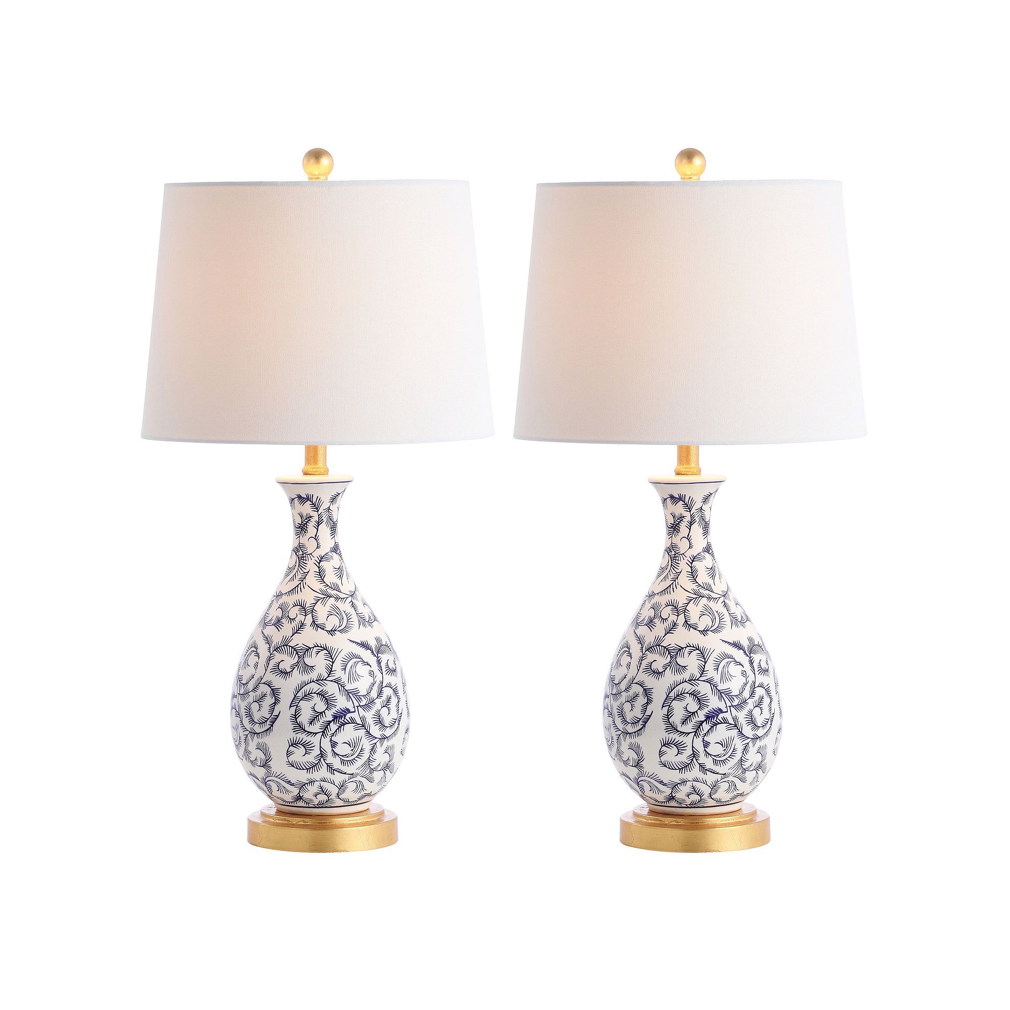 Safavieh Avi 2-pc. Table Lamp Set, Blue