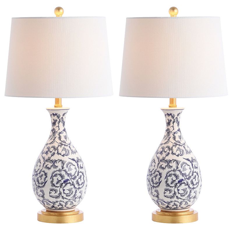 Safavieh Avi 2-pc. Table Lamp Set, Blue