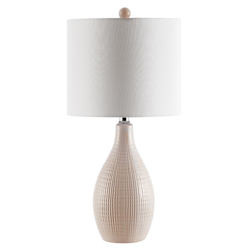 SAFAVIEH Gremla 25 in. H Modern Table Lamp  Cream