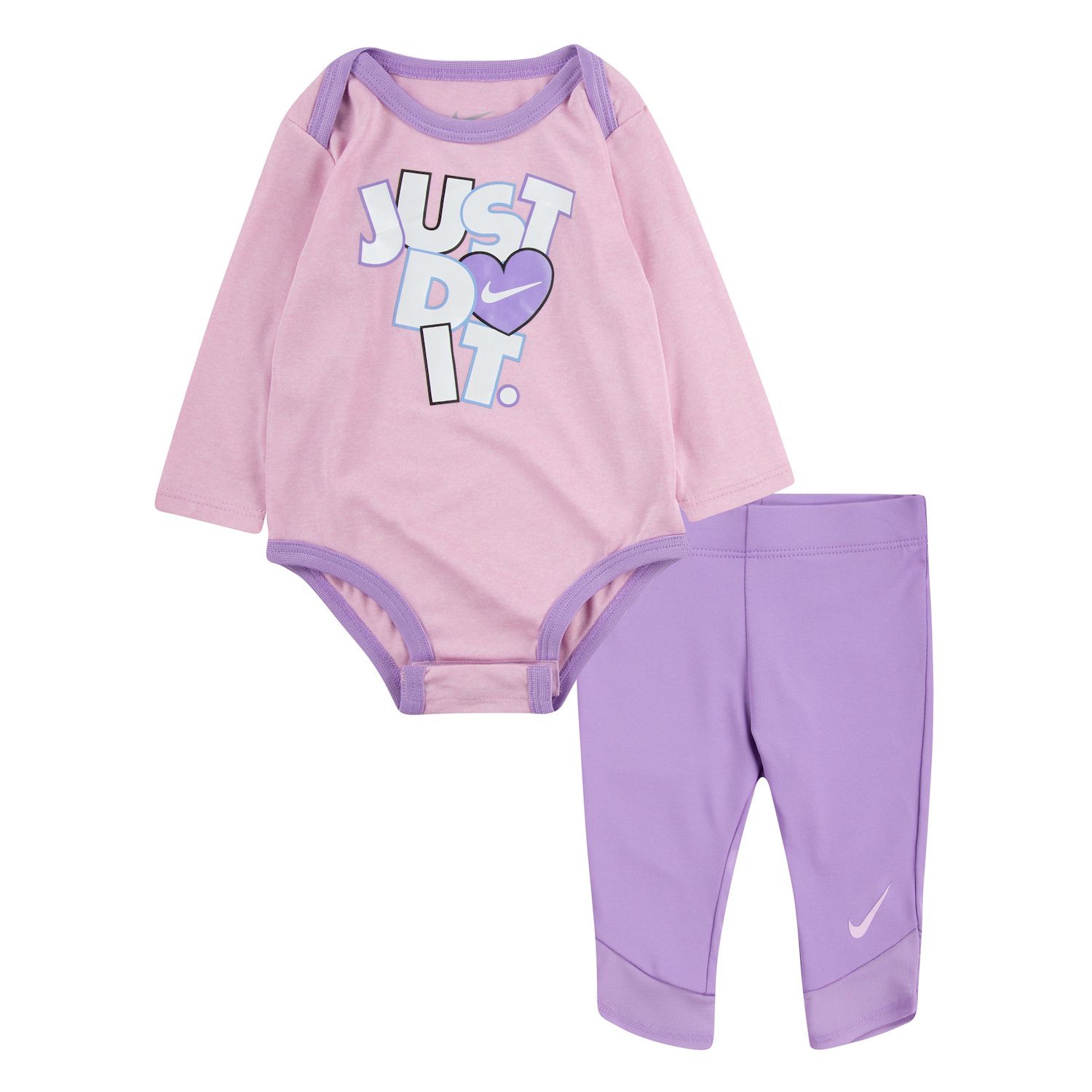 purple infant leggings