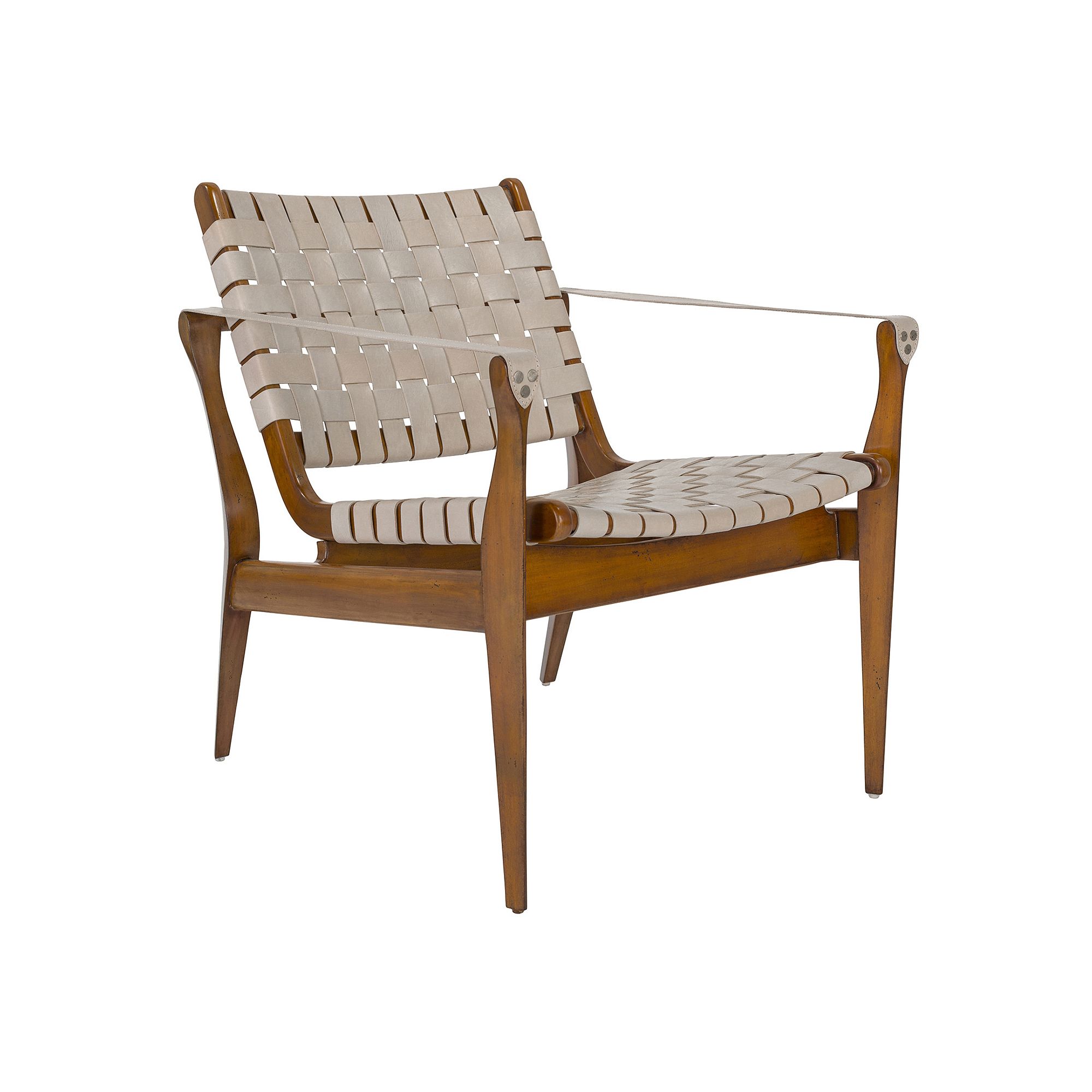 Safavieh Dilan Safari Accent Chair, Light Brown