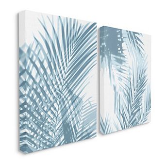 Stupell Home Decor Blue Ferns Canvas Wall Art 2 pc Set