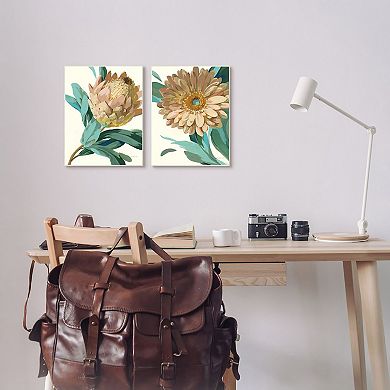 Stupell Home Decor Garden Flower Canvas Wall Art 2-piece Set