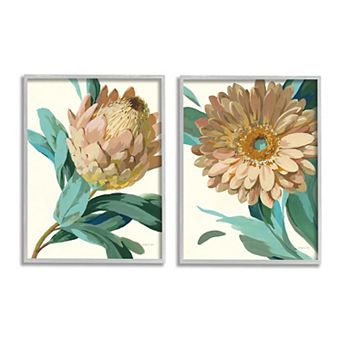 Stupell Home Decor Garden Flower Framed Wall Art 2 pc Set