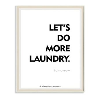 Stupell Home Decor Do Laundry Tomorrow Plaque Wall Art