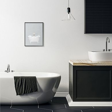 Stupell Home Decor Alpaca Bath Framed Wall Art