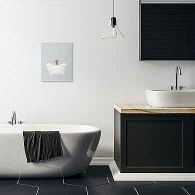 Stupell Home Decor Lion Bath Plaque Wall Art