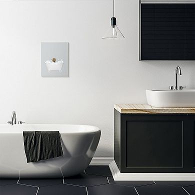 Stupell Home Decor Tiger Bath Plaque Wall Art