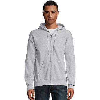 Men's Hanes® EcoSmart Fleece Full-Zip Hooded Jacket