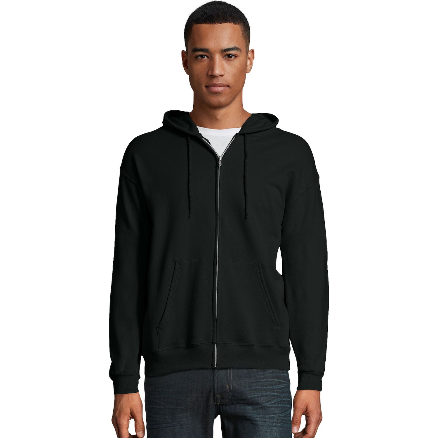 hanes men's hooded sweatshirt