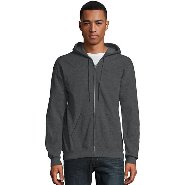 Men's Hanes® EcoSmart Fleece Full-Zip Hooded Jacket