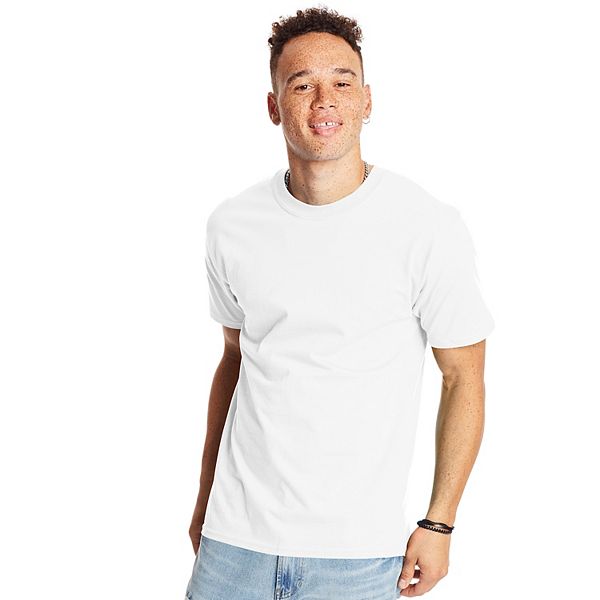 Hanes Beefy T Red short-sleeve cotton t-shirt Men size Medium NEW 