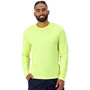 Hanes Men's and Big Men's Cool Dri Performance Long Sleeve T-Shirt (40+  UPF), Up to Size 3XL 