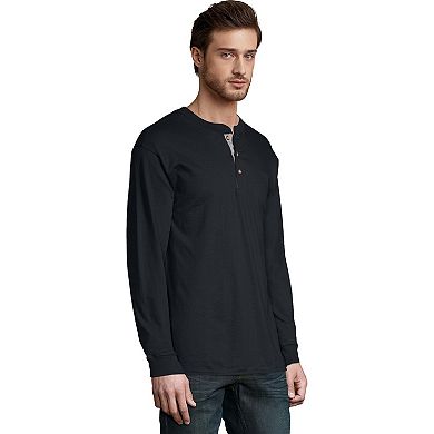 Men's Hanes Beefy Heavyweight Henley