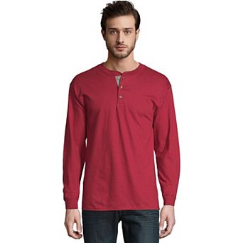 Men's Hanes® Beefy Heavyweight Henley