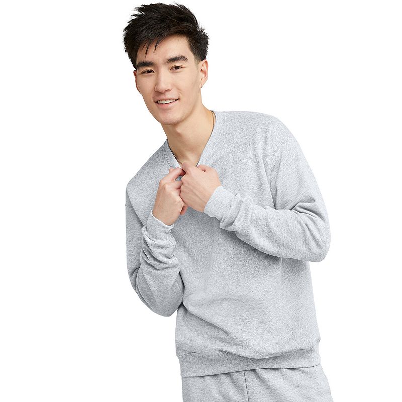 Men's Hanes® EcoSmart Fleece Sweatshirt, Size: XL, Grey