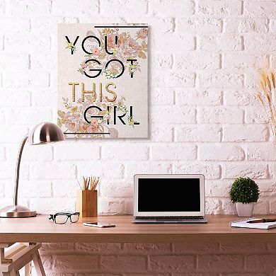 Stupell Home Decor You Got This Girl Canvas Wall Art
