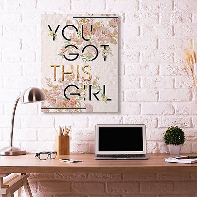 Stupell Home Decor You Got This Girl Canvas Wall Art
