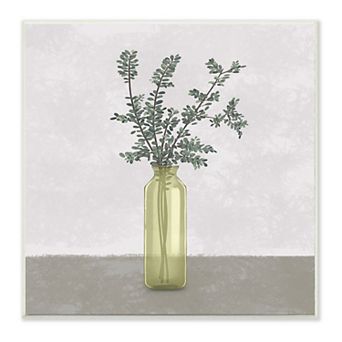 Stupell Home Decor Plant Vase Plaque Wall Art