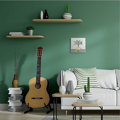 Stupell Home Decor Plant Round Vase Plaque Wall Art