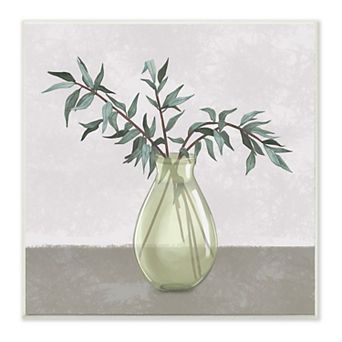 Stupell Home Decor Vase Plant Plaque Wall Art