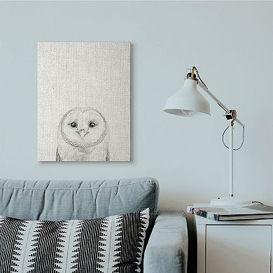 Stupell Home Decor Owl Portrait Canvas Wall Art
