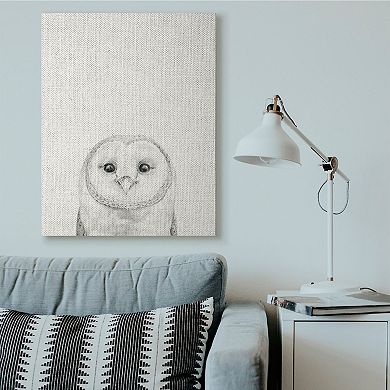 Stupell Home Decor Owl Portrait Canvas Wall Art