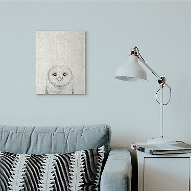 Stupell Home Decor Owl Portrait Canvas Wall Art