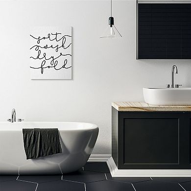Stupell Home Decor Sort Wash Dry Fold Laundry Canvas Wall Art