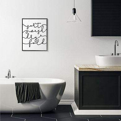 Stupell Home Decor Sort Wash Dry Fold Laundry Framed Wall Art