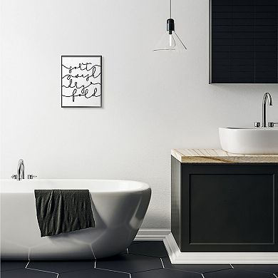 Stupell Home Decor Sort Wash Dry Fold Laundry Framed Wall Art