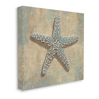 Stupell Home Decor Starfish Beach Canvas Wall Art