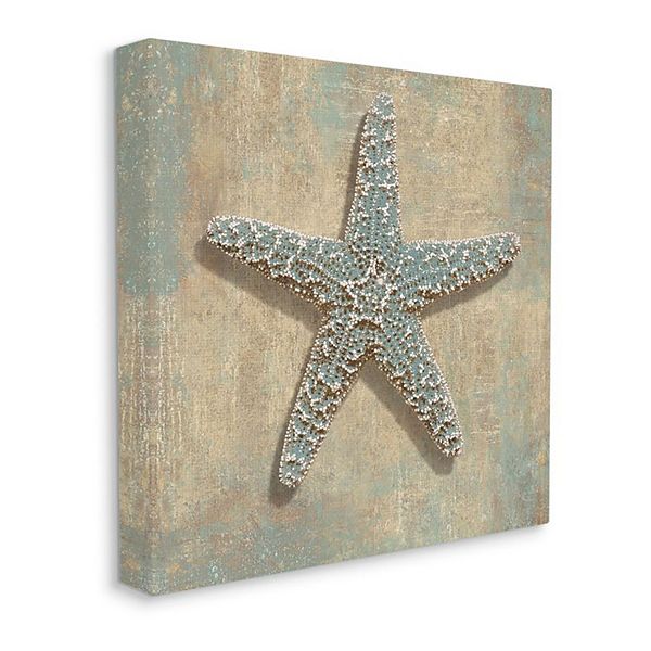 Stupell Home Decor Starfish Beach Canvas Wall Art