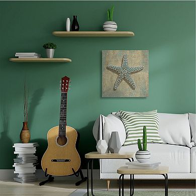 Stupell Home Decor Starfish Beach Canvas Wall Art