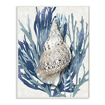 Stupell Home Decor Shell Plaque Wall Art
