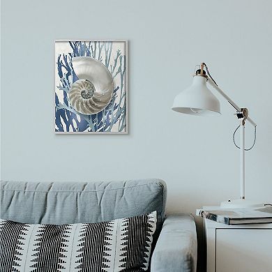 Stupell Home Decor Shell Coral Framed Wall Art