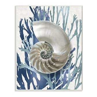 Stupell Home Decor Shell Coral Plaque Wall Art