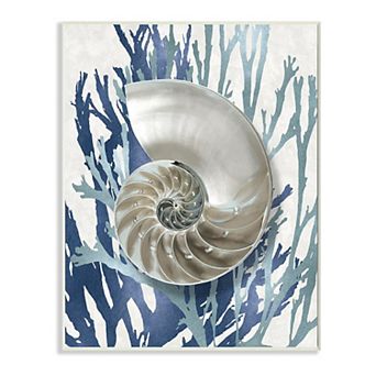 Stupell Home Decor Shell Coral Plaque Wall Art