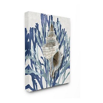 Stupell Home Decor Tower Shell Canvas Wall Art