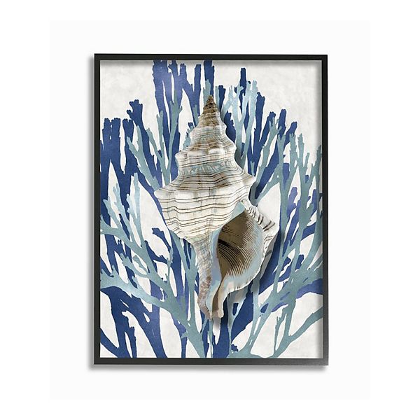 Stupell Home Decor Tower Shell Framed Wall Art