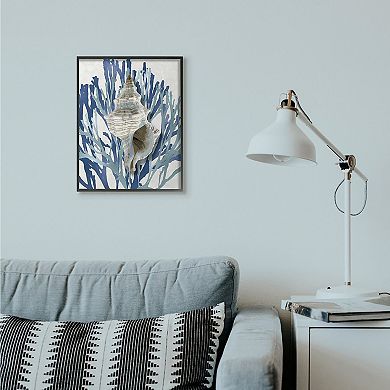 Stupell Home Decor Tower Shell Framed Wall Art