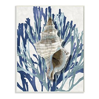 Stupell Home Decor Tower Shell Plaque Wall Art