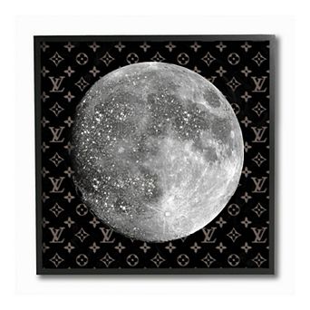 Stupell Home Decor Full Moon Fashion Framed Wall Art