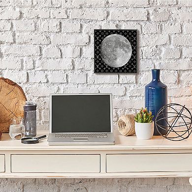 Stupell Home Decor Full Moon Fashion Framed Wall Art