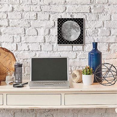 Stupell Home Decor Full Moon Fashion Plaque Wall Art