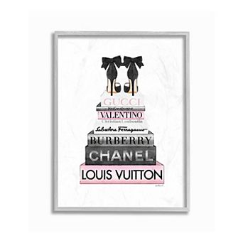 Stupell Home Decor Black Heels Framed Wall Art